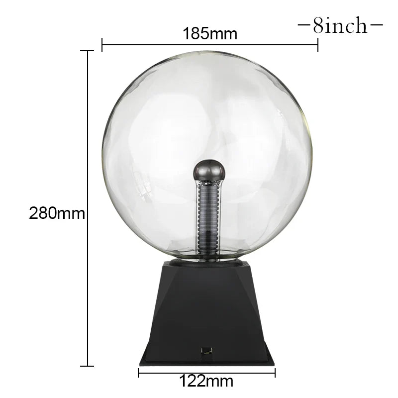 Magic Crystal Plasma Ball Lamp 3 Inch LED Night Light Kid Birthday Christmas Gift Lighting Bedroom Decor Novelty Lamp