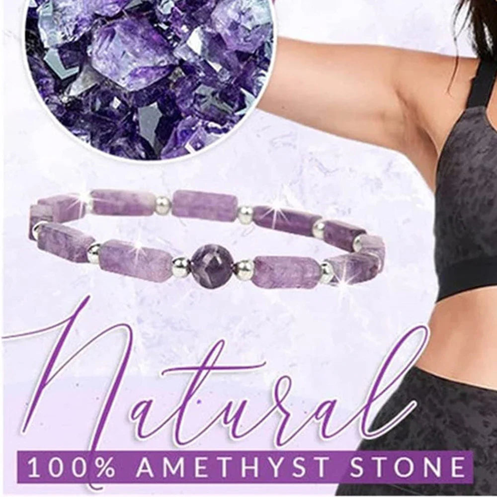 Handcrafted Amethyst Bracelet Set for Healing, Balance, and Meditation
