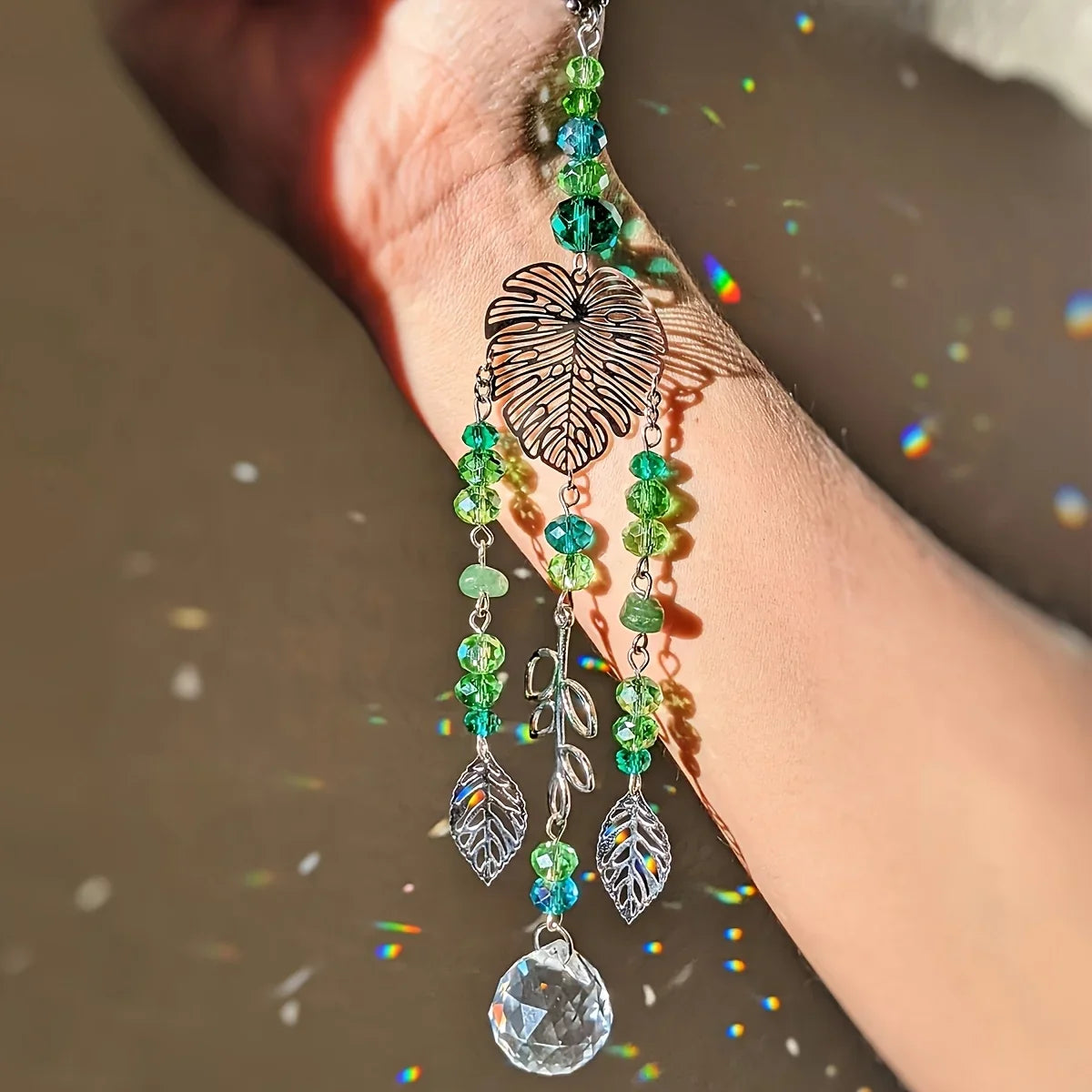 Tree of Life Gemstone Sun Catcher