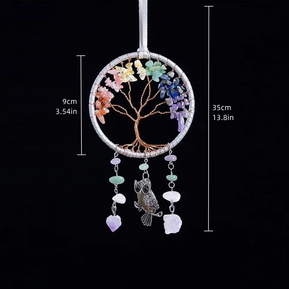 Amethyst Tree of Life Suncatcher