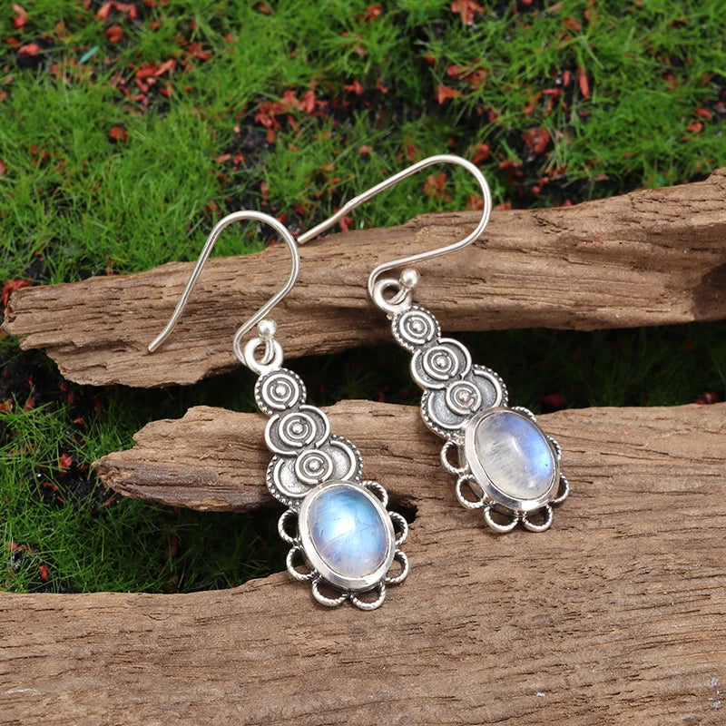 Classic Moonstone Earrings
