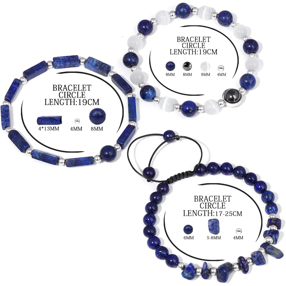 Handcrafted Amethyst Bracelet Set for Healing, Balance, and Meditation