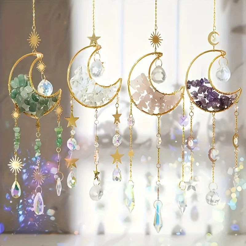 Moonstone Signature Crystal Suncatcher