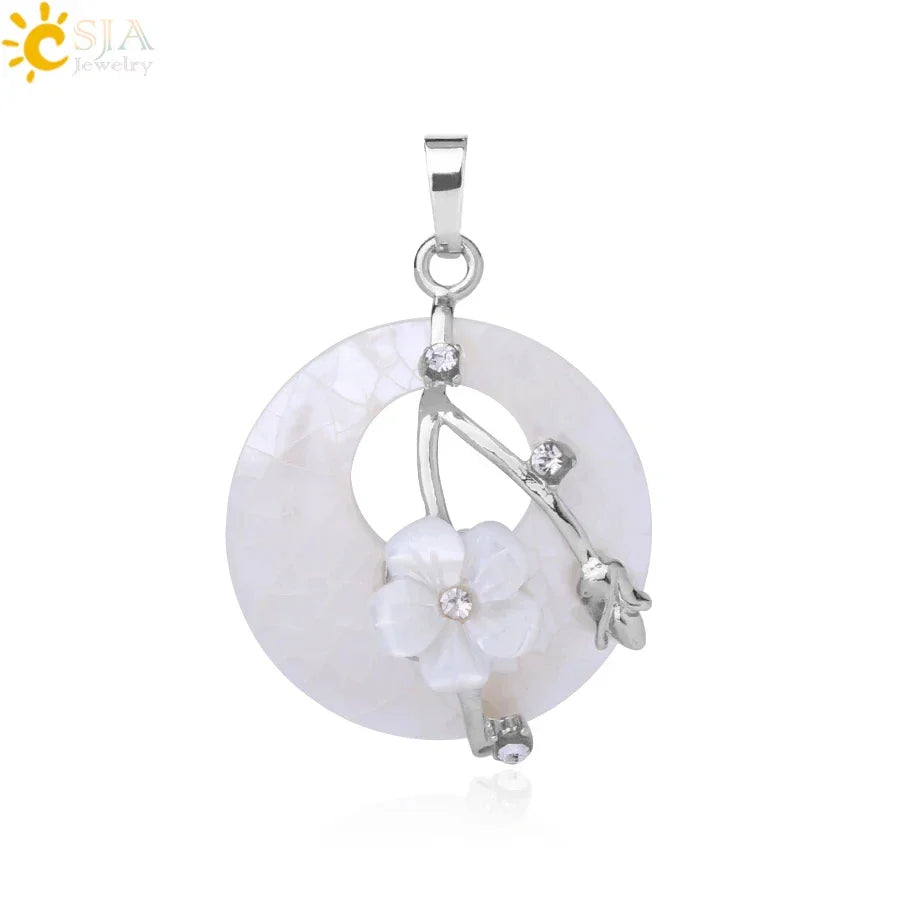 Amethyst Donut Pendant Energy And Balance