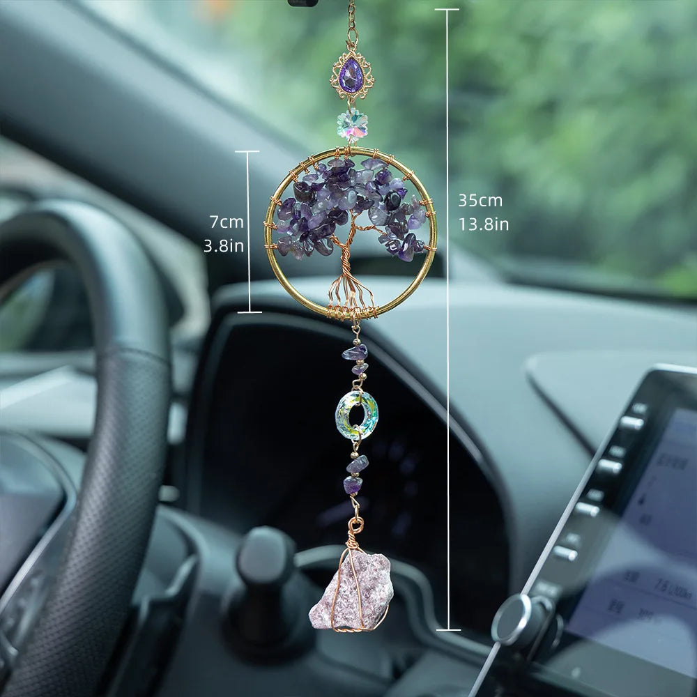 Amethyst Tree of Life Suncatcher