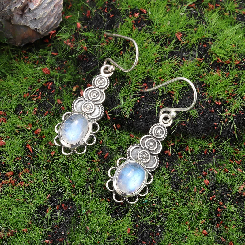 Classic Moonstone Earrings