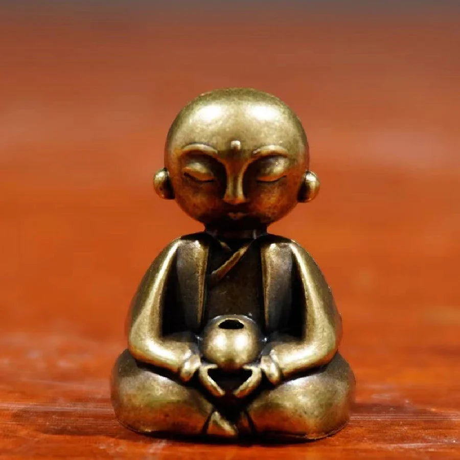 Little Monk Zen Incense Burner Stand For Study Decor