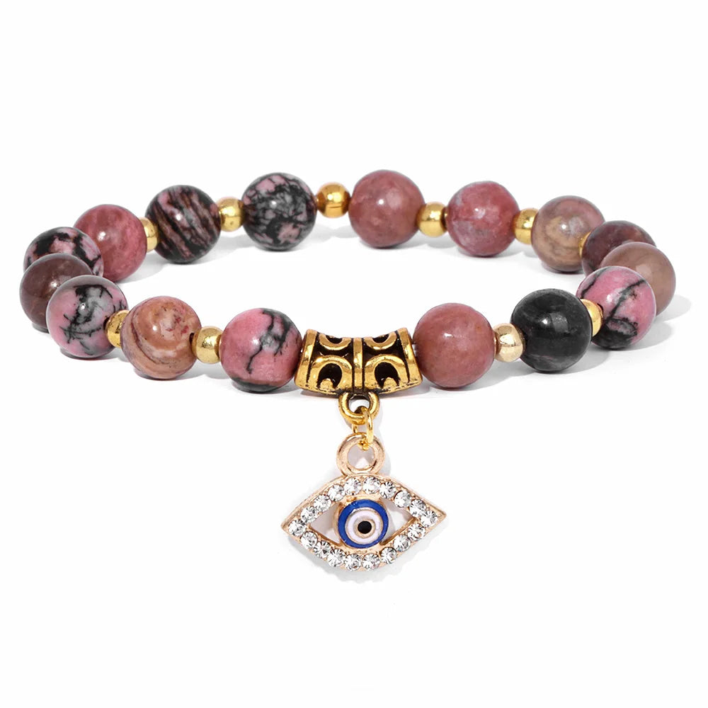 Natural Agate Protection Bracelet Unisex