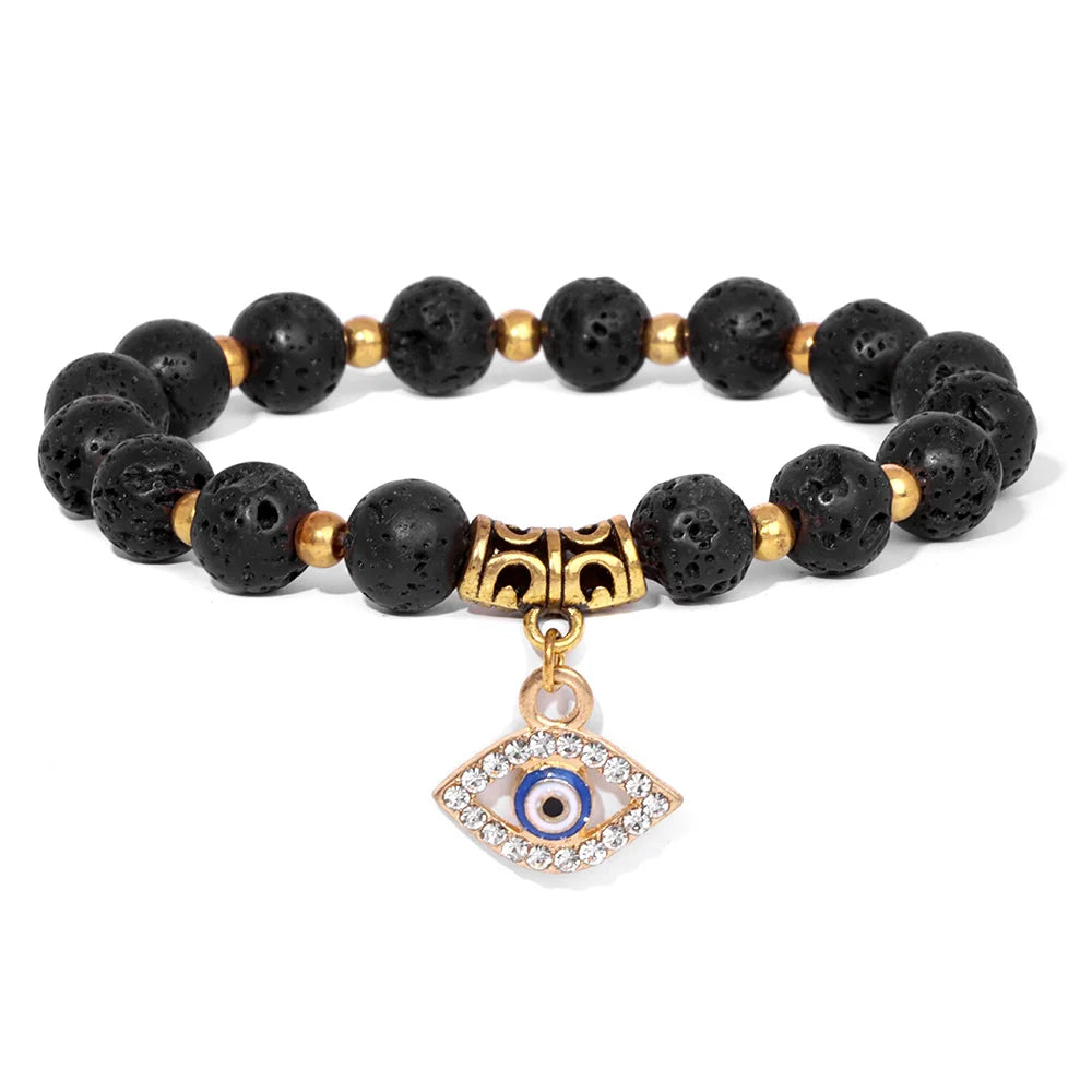 Natural Agate Protection Bracelet Unisex