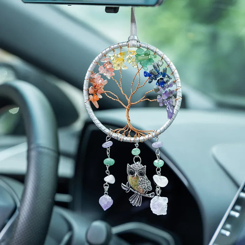Amethyst Tree of Life Suncatcher