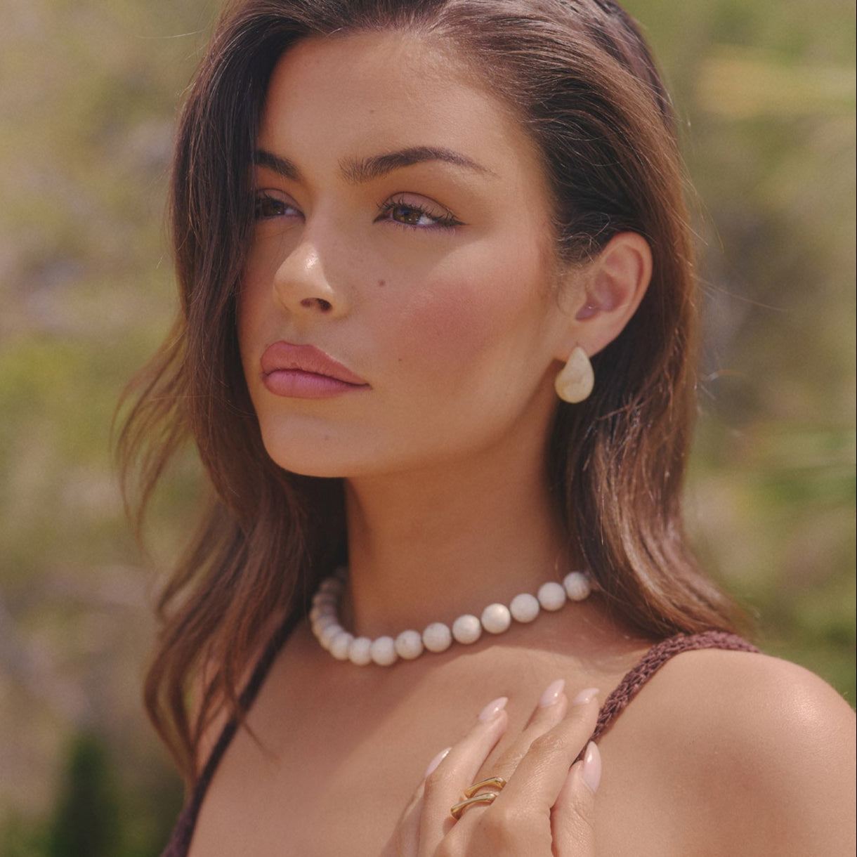 SAND BEADED NECKLACE