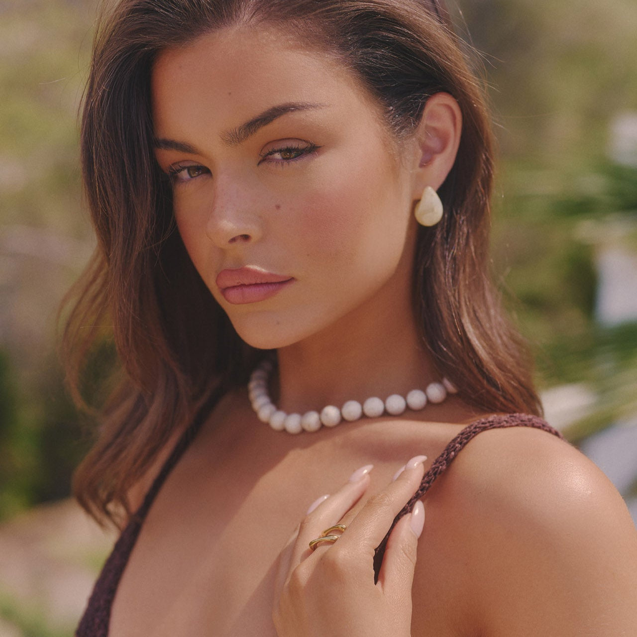 SAND BEADED NECKLACE