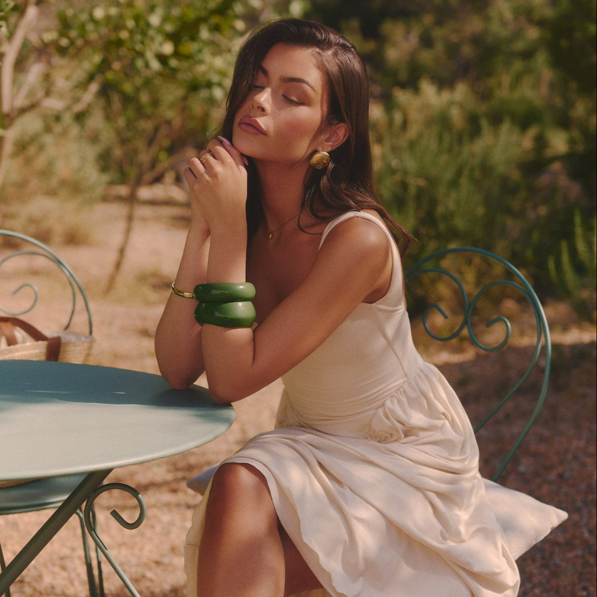 CIRCLE EARRINGS GOLD