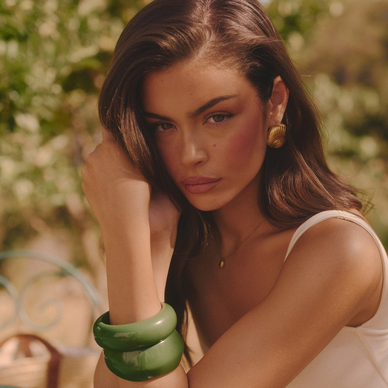 CIRCLE EARRINGS GOLD