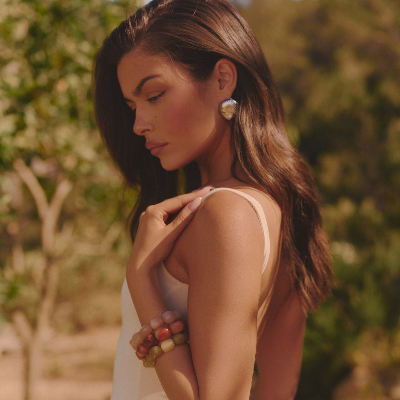 CIRCLE EARRING SILVER