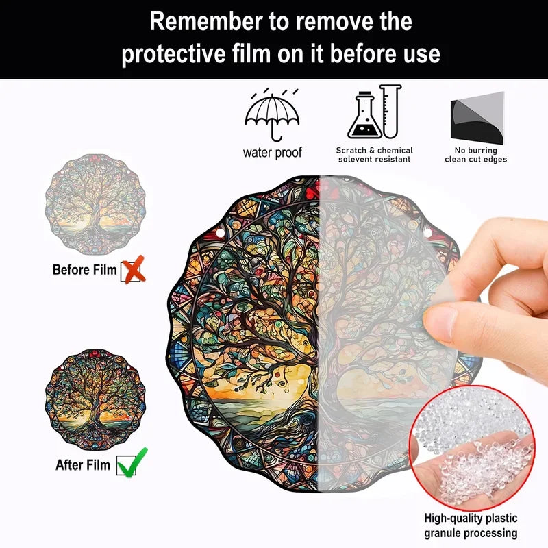 Tree of Life Acrylic Wall Plaque - Spiritual Energy