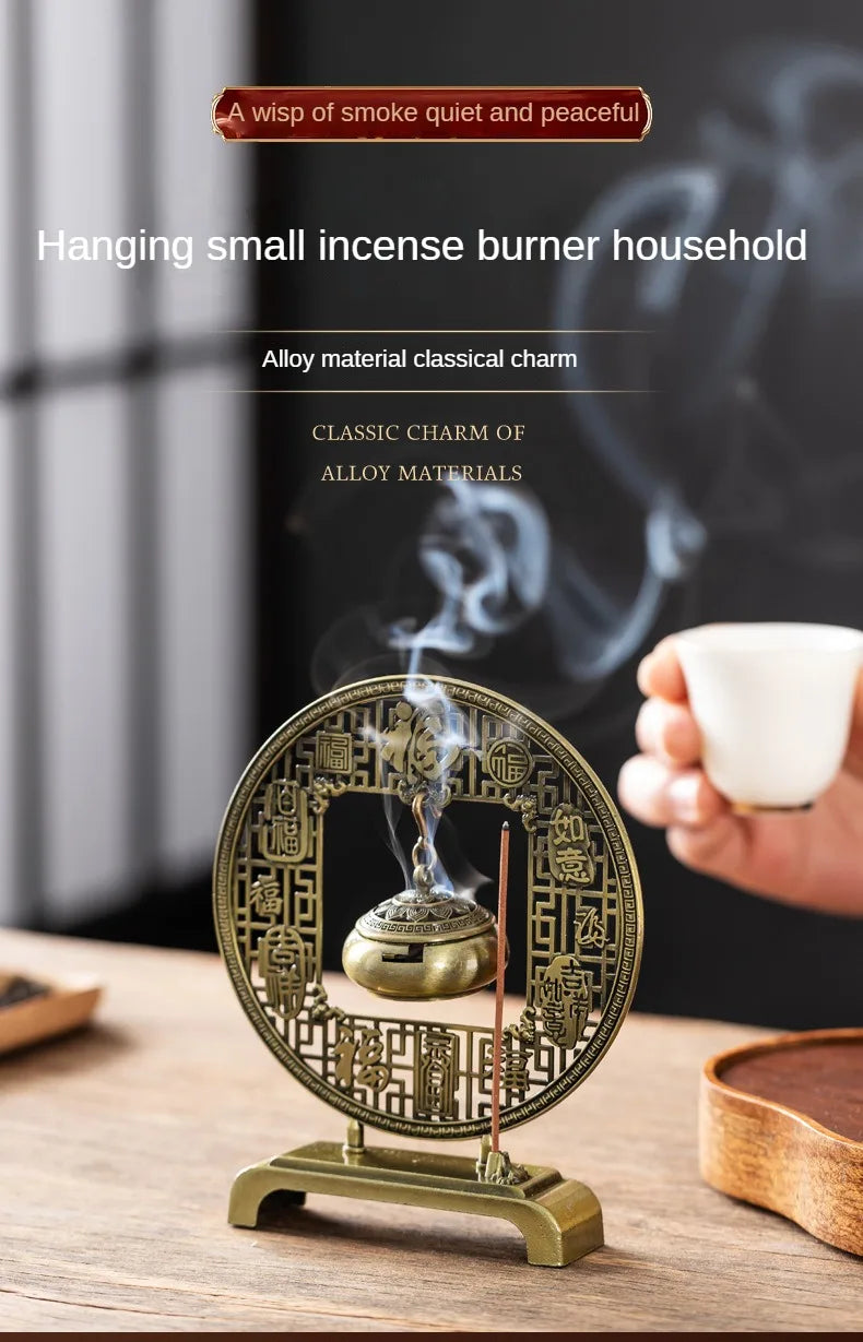 Five Blessings Incense Burner Sandalwood Taoist Ornaments