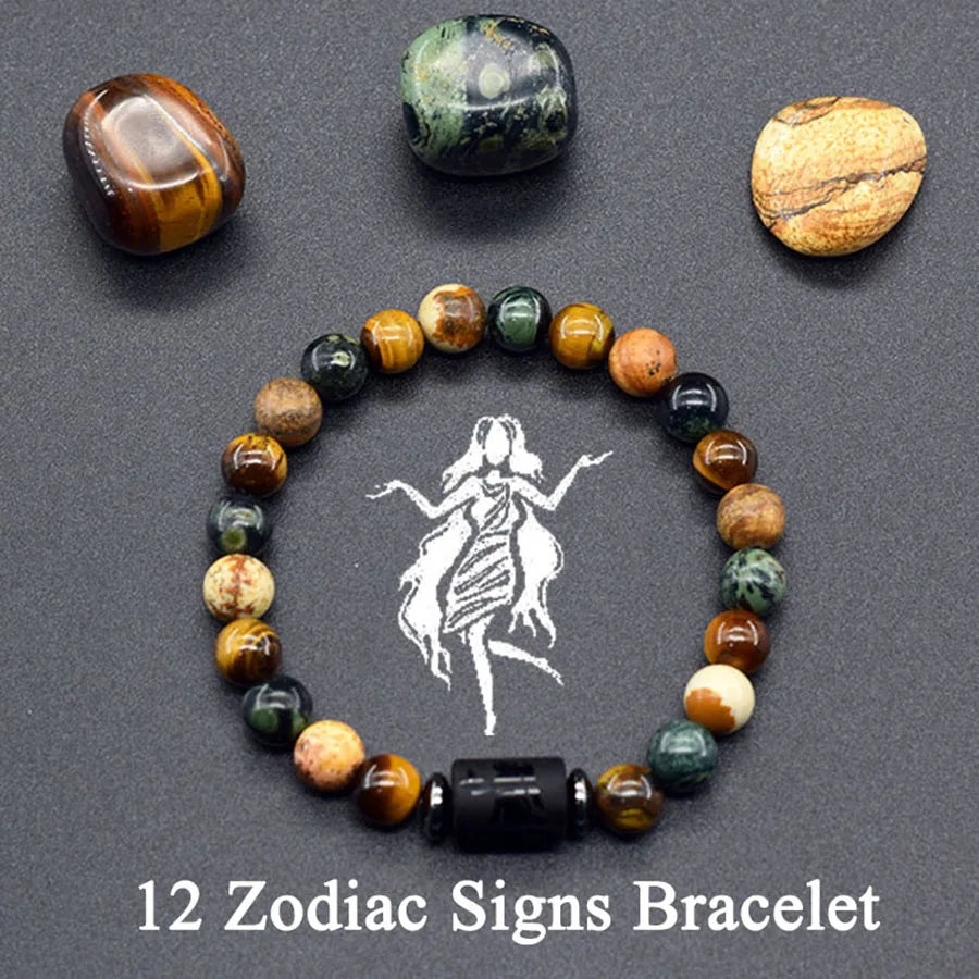 Elite Tiger Eye Protection Bracelet 12 Zodiacs For Women