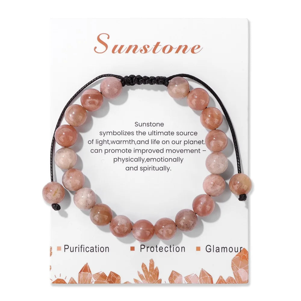 Amethyst Fluorite Bracelet - Energy Balance