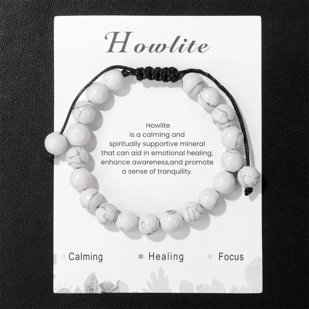 Amethyst Fluorite Bracelet - Energy Balance