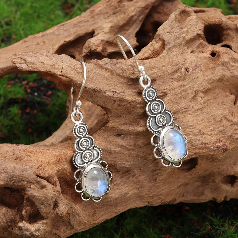 Classic Moonstone Earrings
