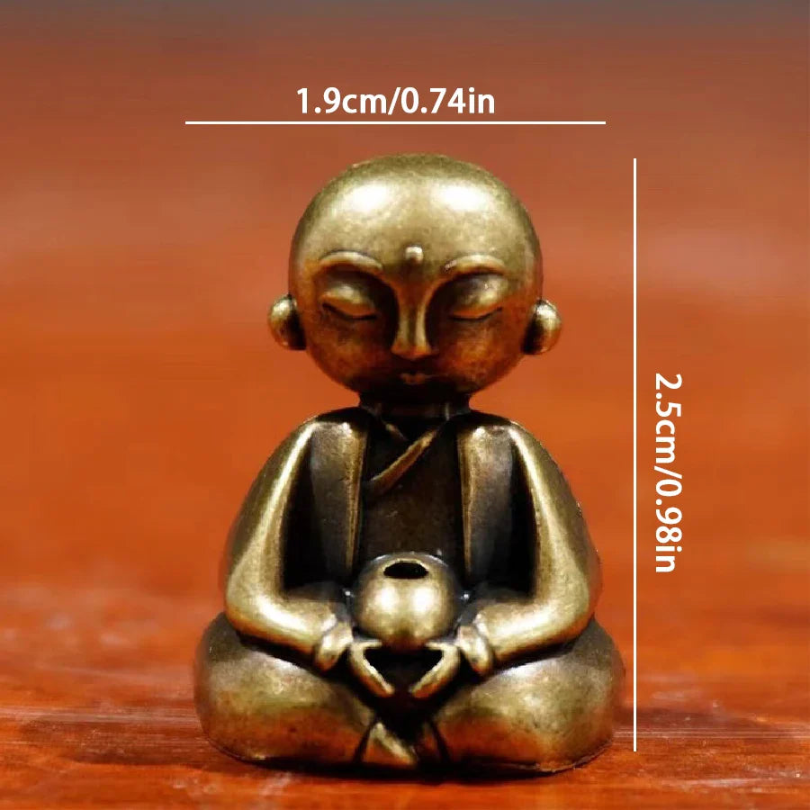 Little Monk Zen Incense Burner Stand For Study Decor