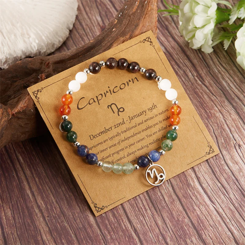 StellarCraft Constellation Glass Bead Bracelets Unisex