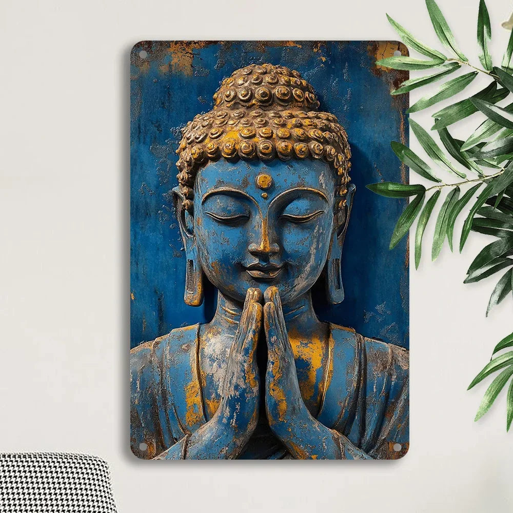 Buddha Wall Plate Decor For Farm And Yard Decoration
