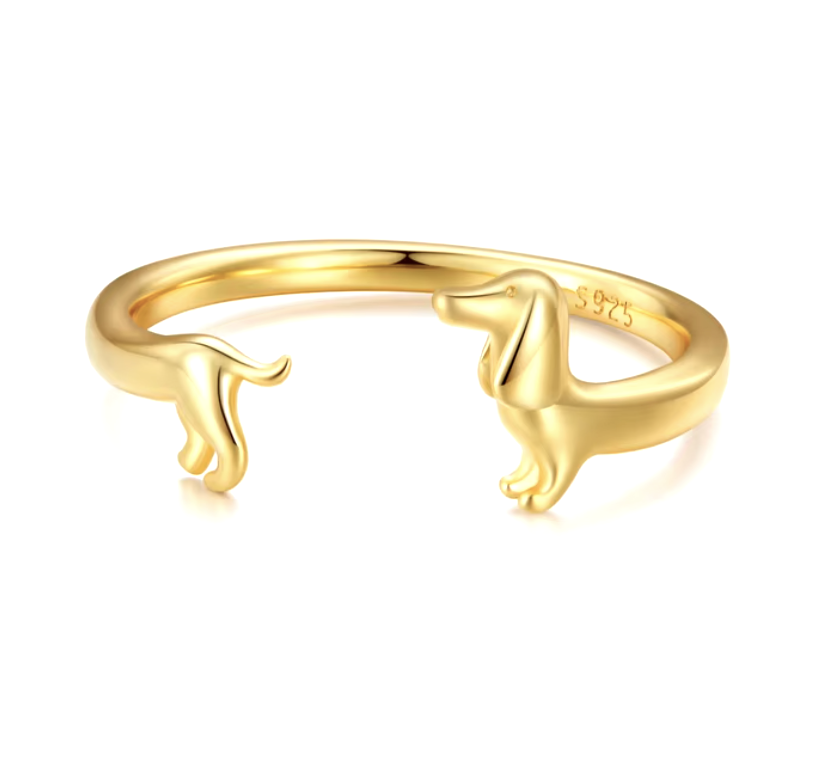 Adjustable Dachshund Ring