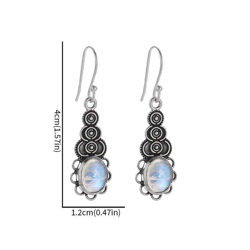 Classic Moonstone Earrings