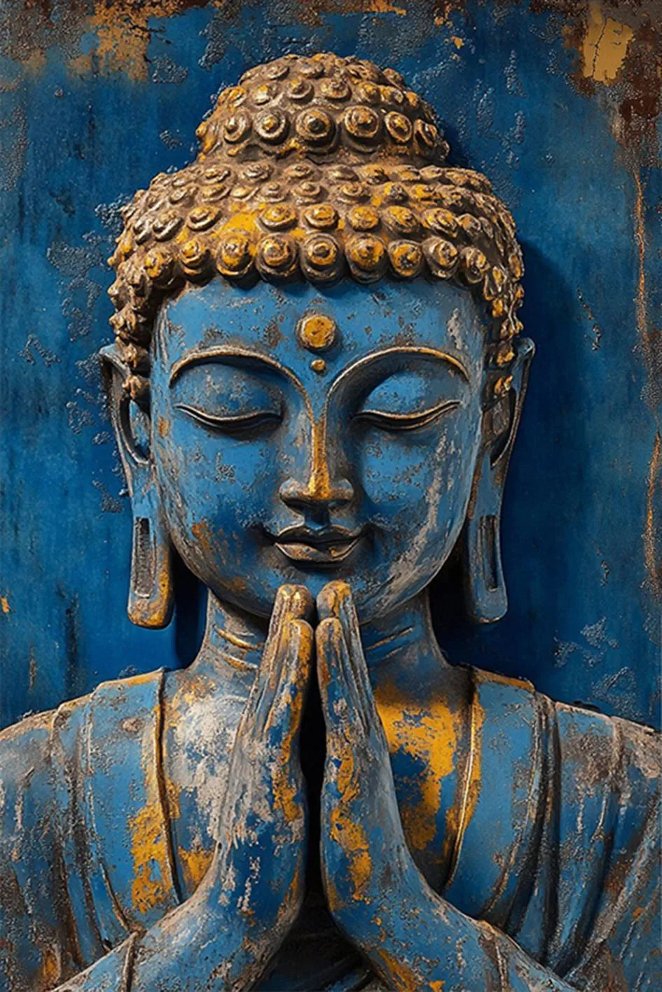 Buddha Wall Plate Decor For Farm And Yard Decoration