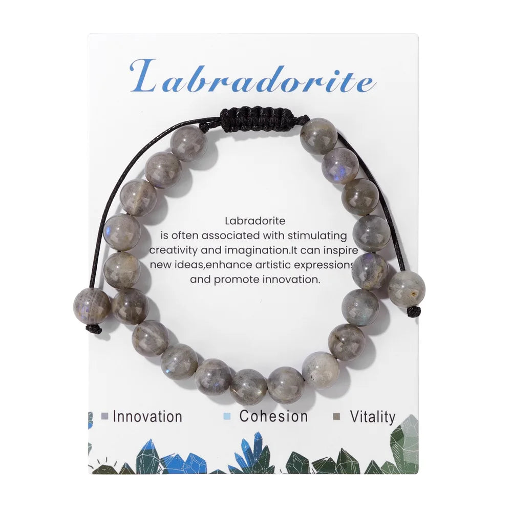 Amethyst Fluorite Bracelet - Energy Balance