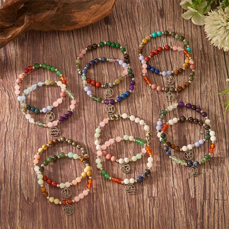 StellarCraft Constellation Glass Bead Bracelets Unisex