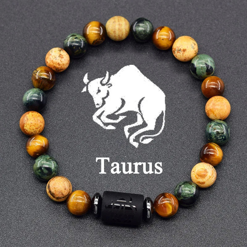 Elite Tiger Eye Protection Bracelet 12 Zodiacs For Women