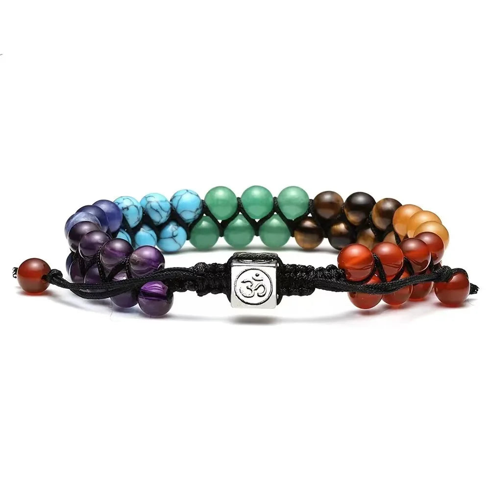 7 Chakra Stone Bracelet - Spiritual Healing