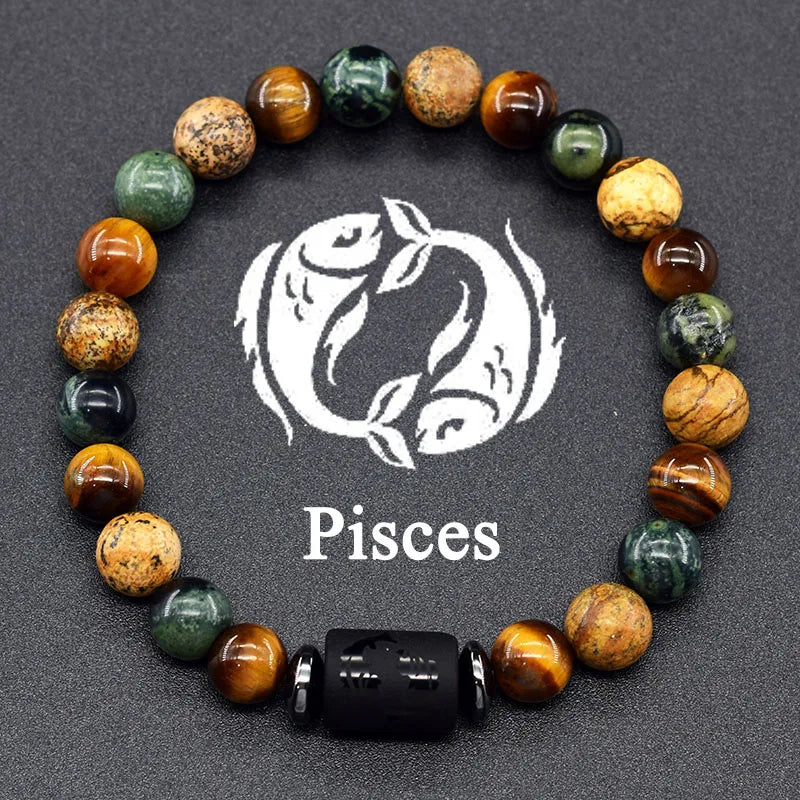 Elite Tiger Eye Protection Bracelet 12 Zodiacs For Women
