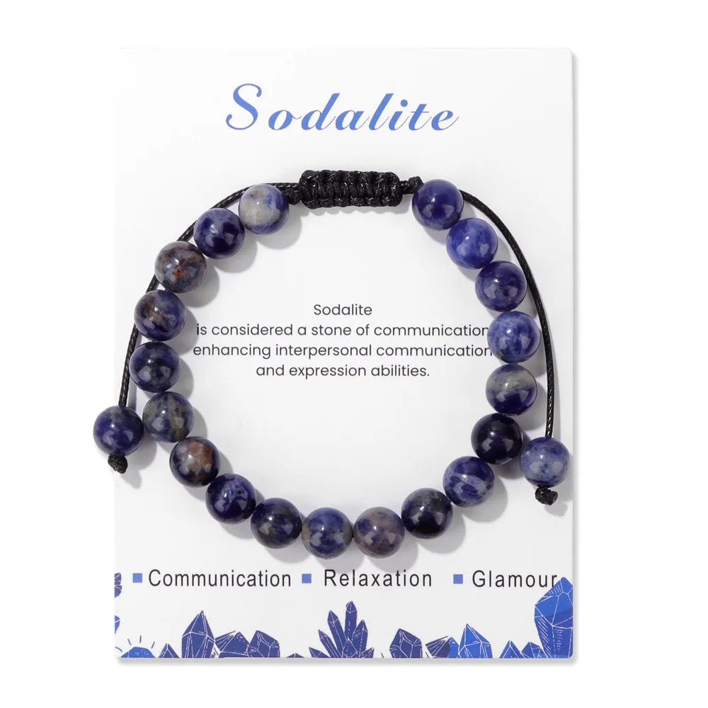 Amethyst Fluorite Bracelet - Energy Balance