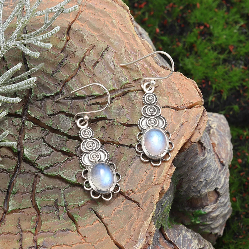 Classic Moonstone Earrings