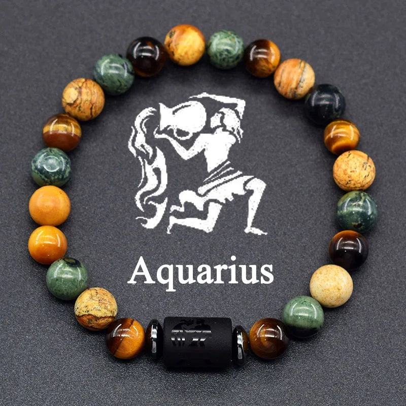 Elite Tiger Eye Protection Bracelet 12 Zodiacs For Women