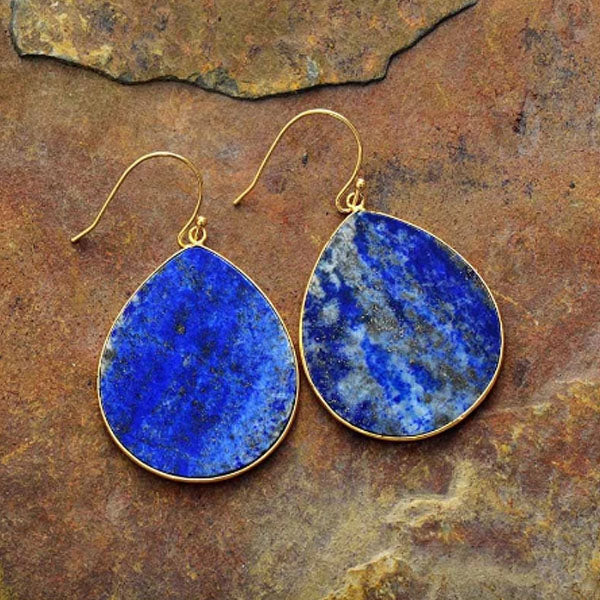 Lapis Lazuli Dangle Earrings