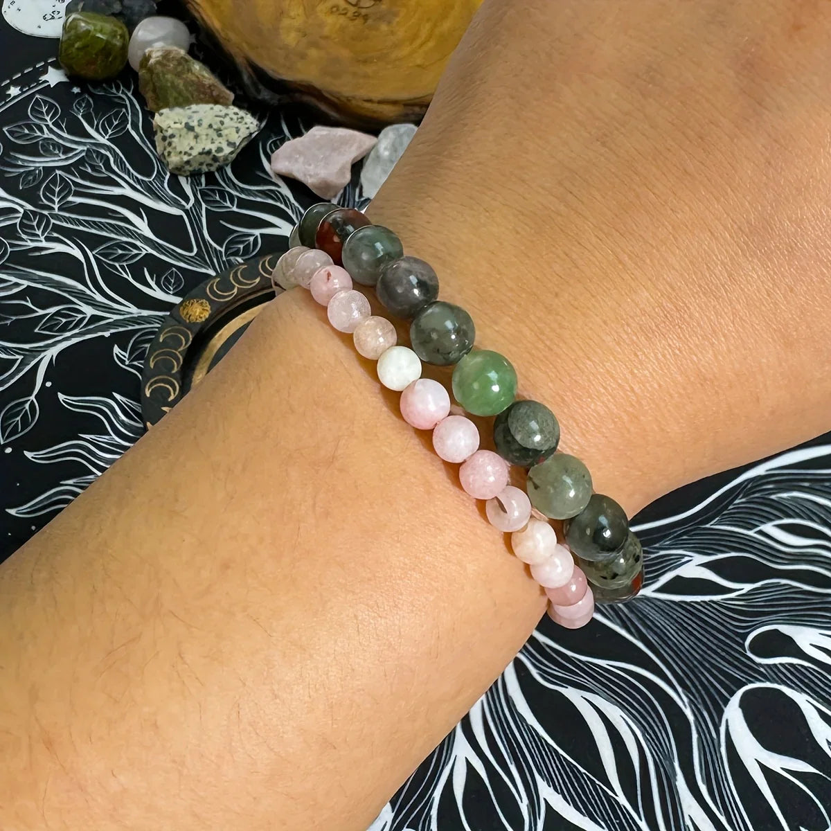 Handcrafted Bloodstone Bracelet - Protection