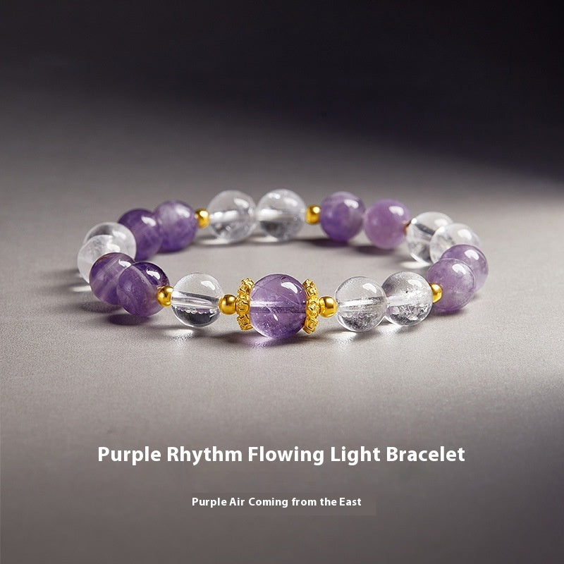 Amethyst Lucky Beads Bracelet - For Healing