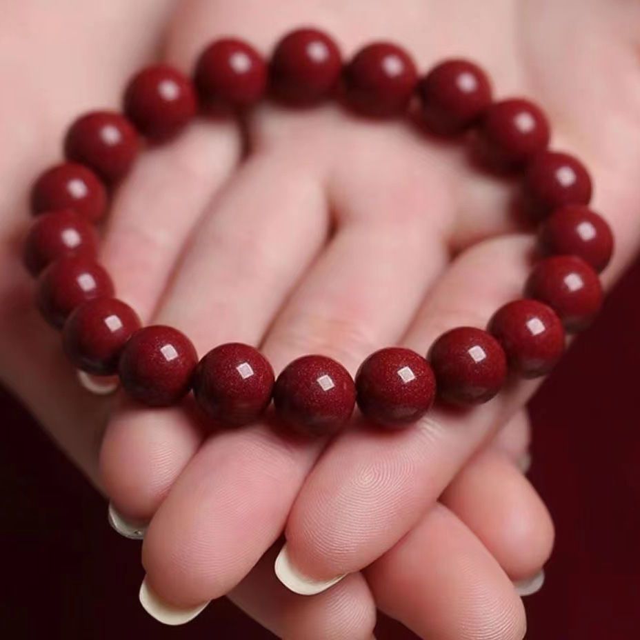 Cinnabar Bead Bracelet Signature Everyday Style