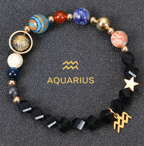 Frosted Stone Beaded Constellation Elite Bracelets