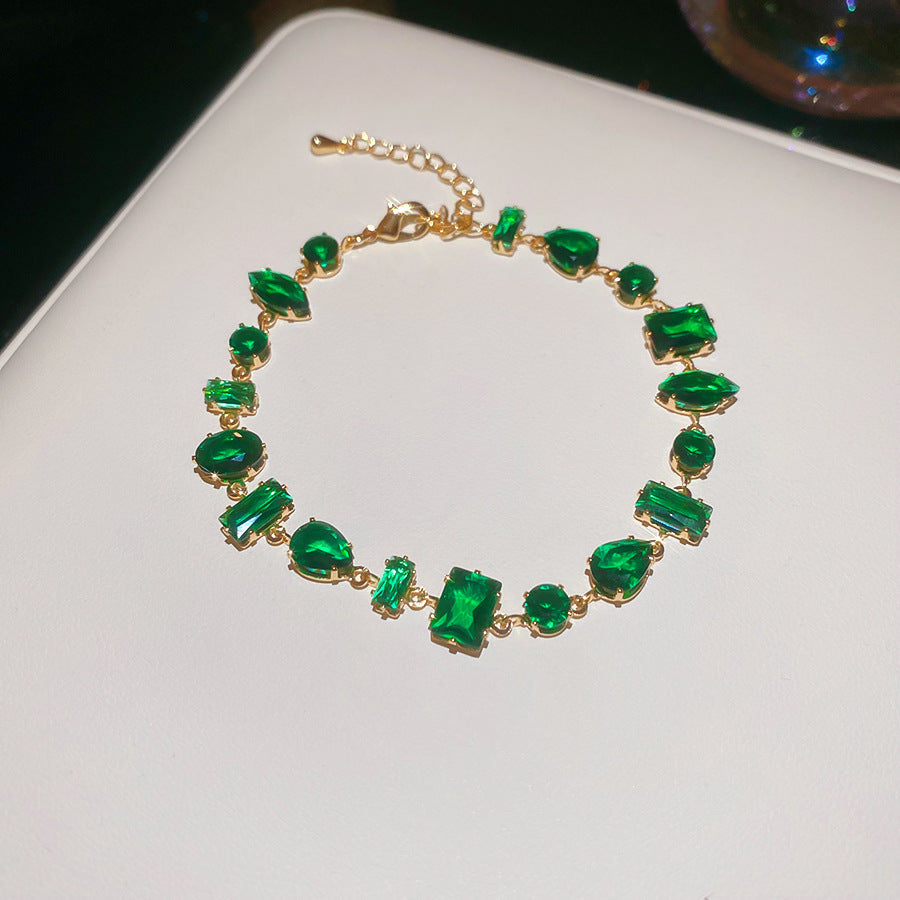 Handcrafted Zircon Drop Bracelet For Women Love