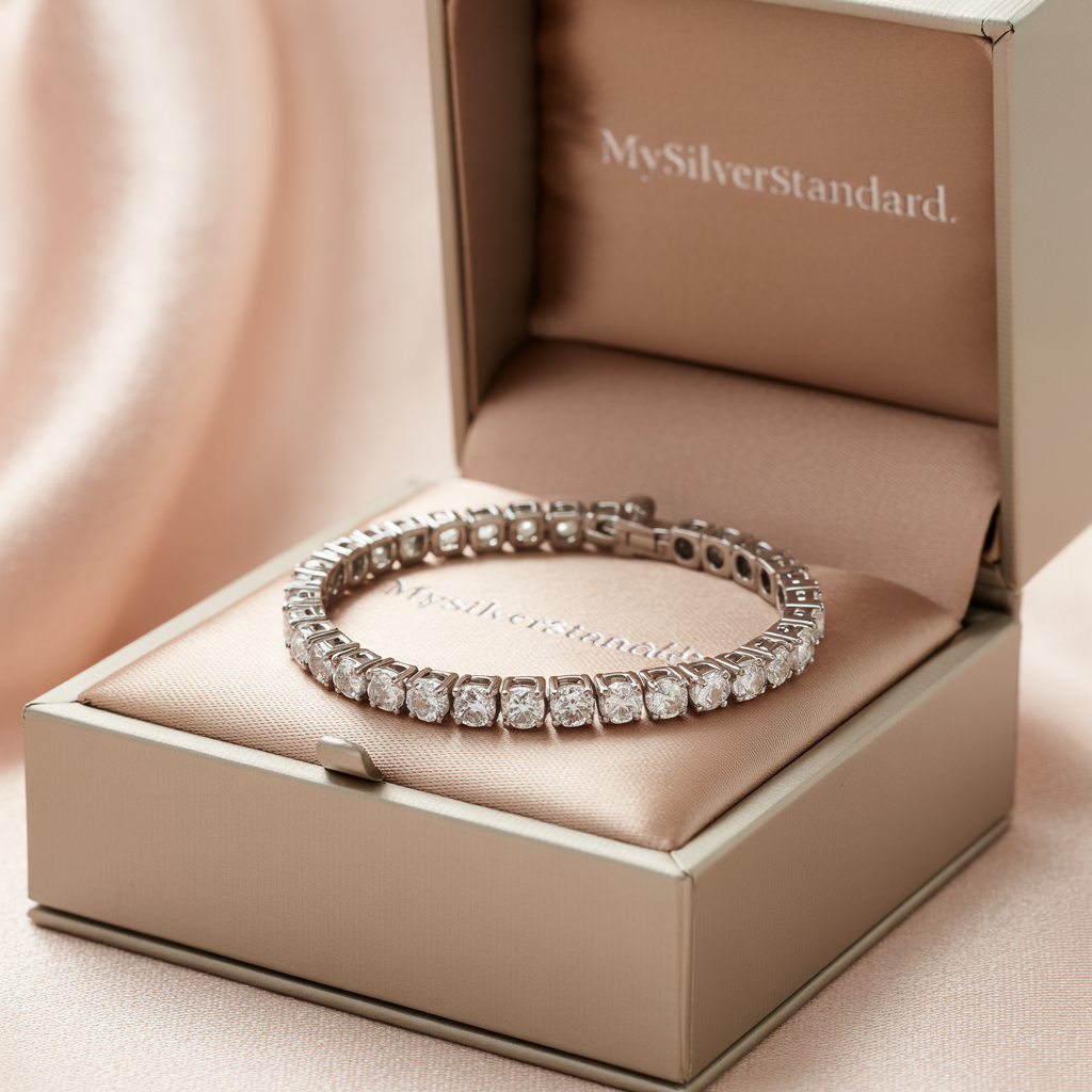 Timeless Brilliance Round Cut Tennis Bracelet