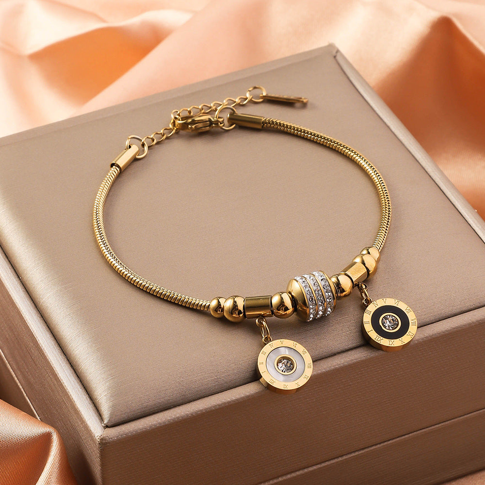 Stainless Steel Bracelet 18K Vacuum Plating Electroplated