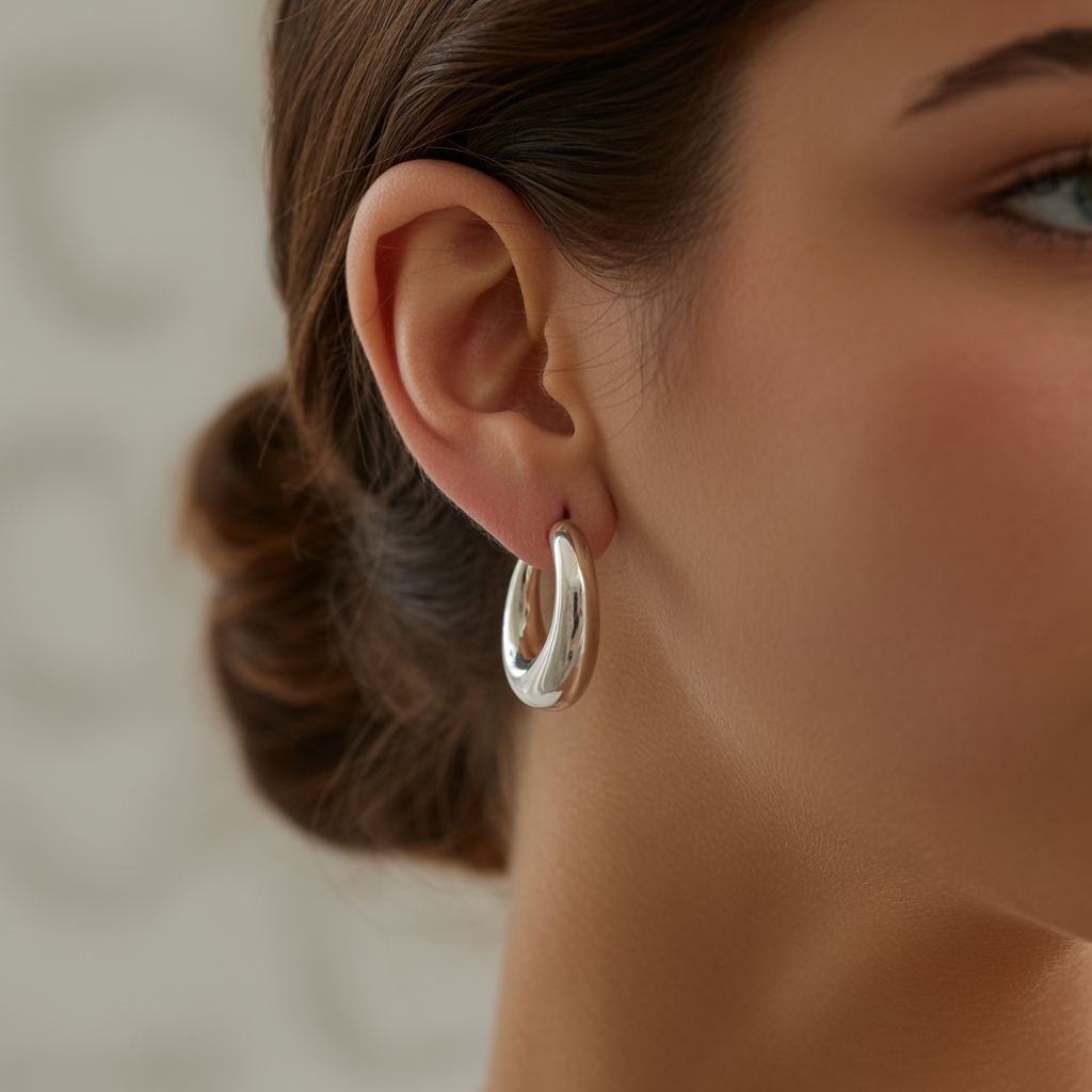 Bold, Timeless, Unapologetically Chic Chunky Hoop Earrings