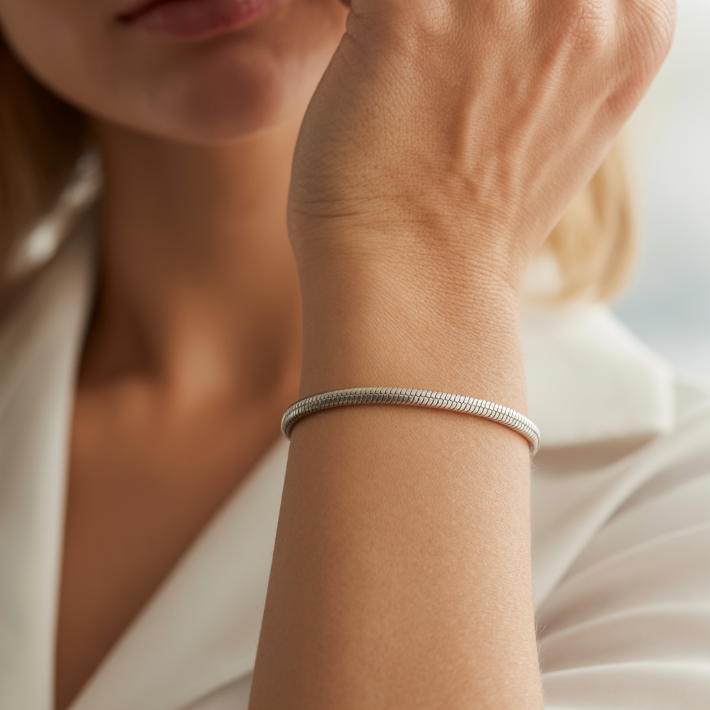 Fluid Grace Snake Chain Bracelet