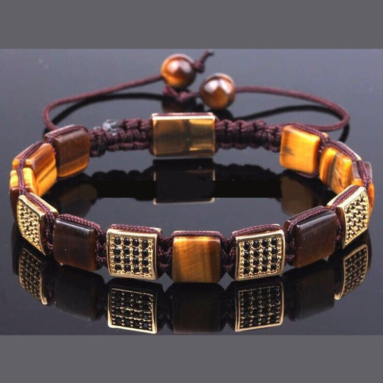 Natural Shamballa Bracelet For Men Protection